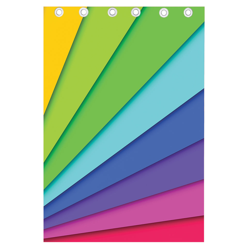 Rainbow Shades Print Curtain