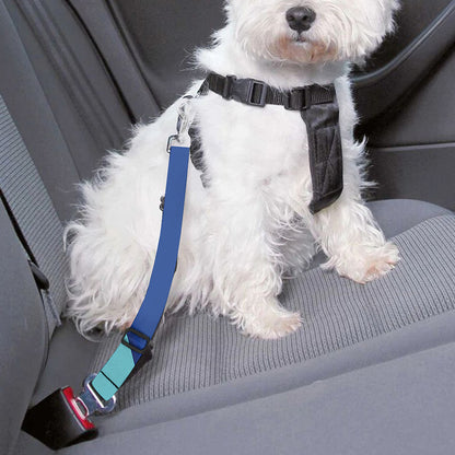 Rainbow Shades Print Dog Seat Belt