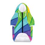 Rainbow Shades Print Dog Zip Up Hoodie