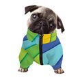 Rainbow Shades Print Dog Zip Up Jacket