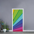 Rainbow Shades Print Door Sticker