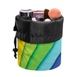 Rainbow Shades Print Drawstring Makeup Bag