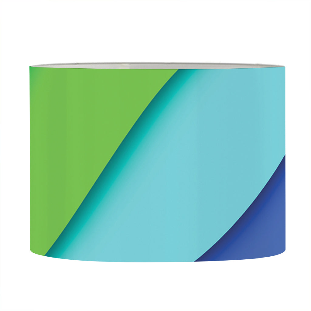 Rainbow Shades Print Drum Lamp Shade
