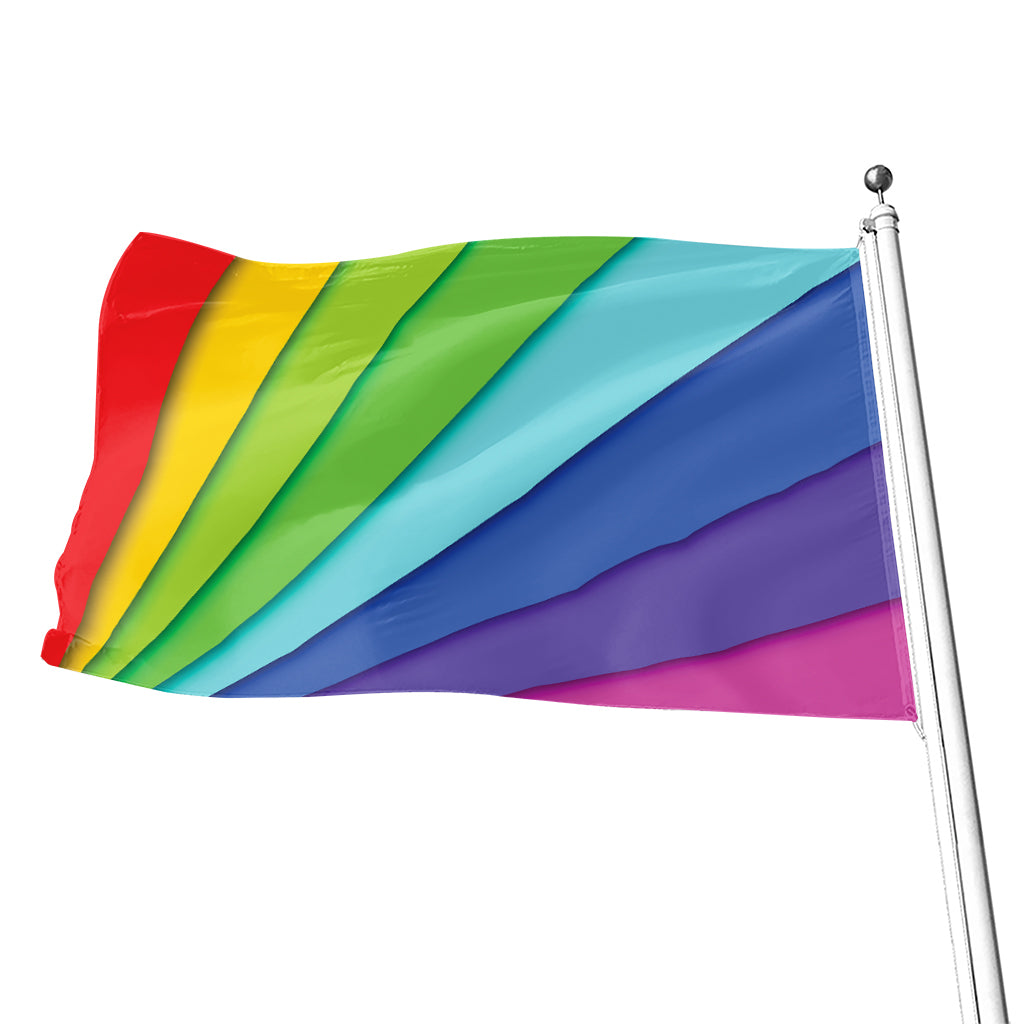Rainbow Shades Print Flag