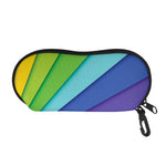 Rainbow Shades Print Glasses Case