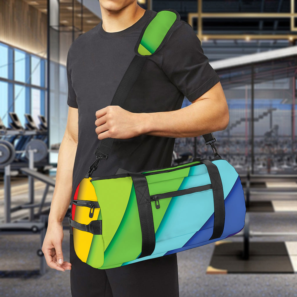 Rainbow Shades Print Gym Bag