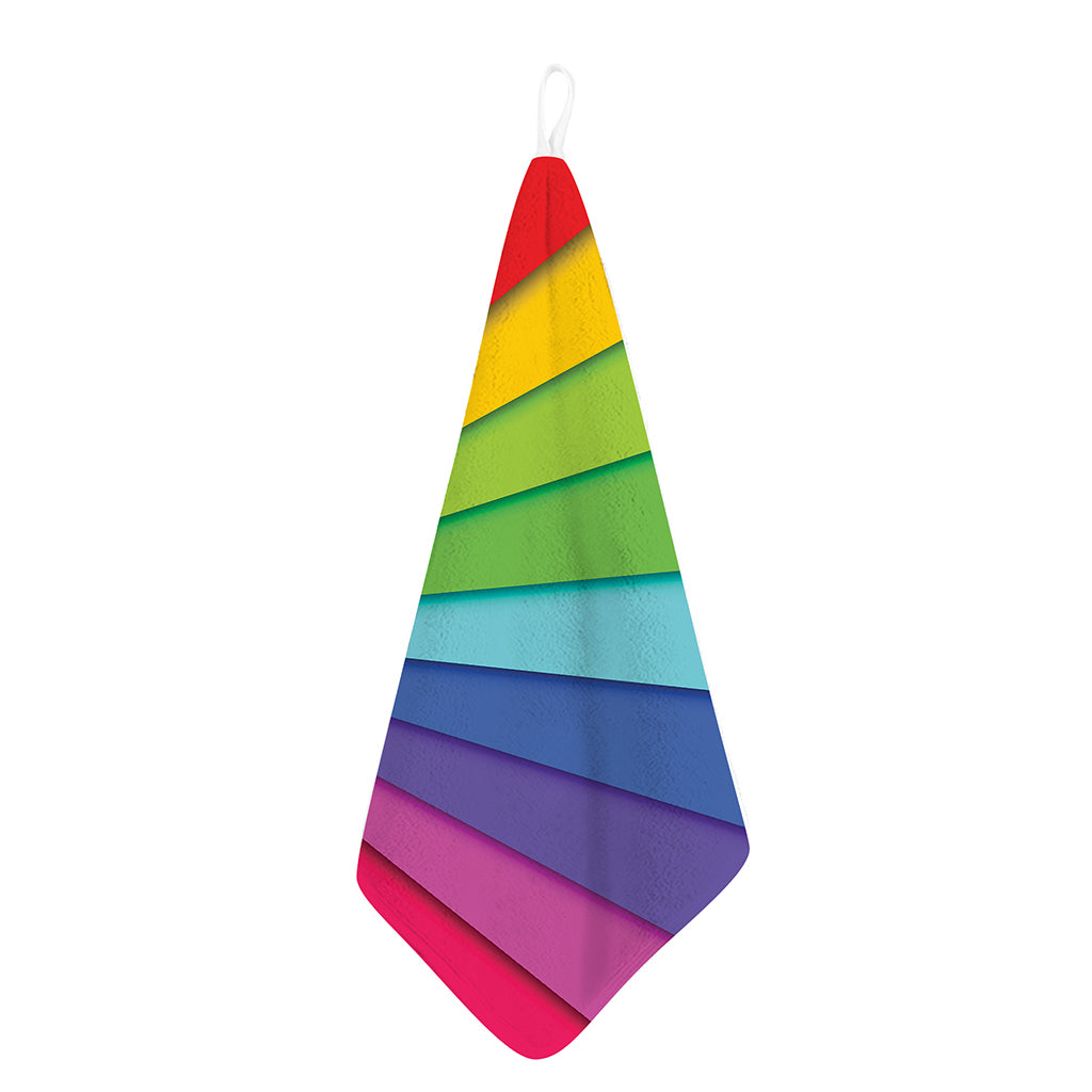 Rainbow Shades Print Hand Towel