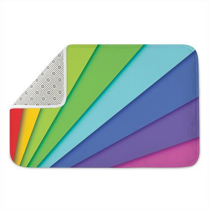 Rainbow Shades Print Indoor Door Mat