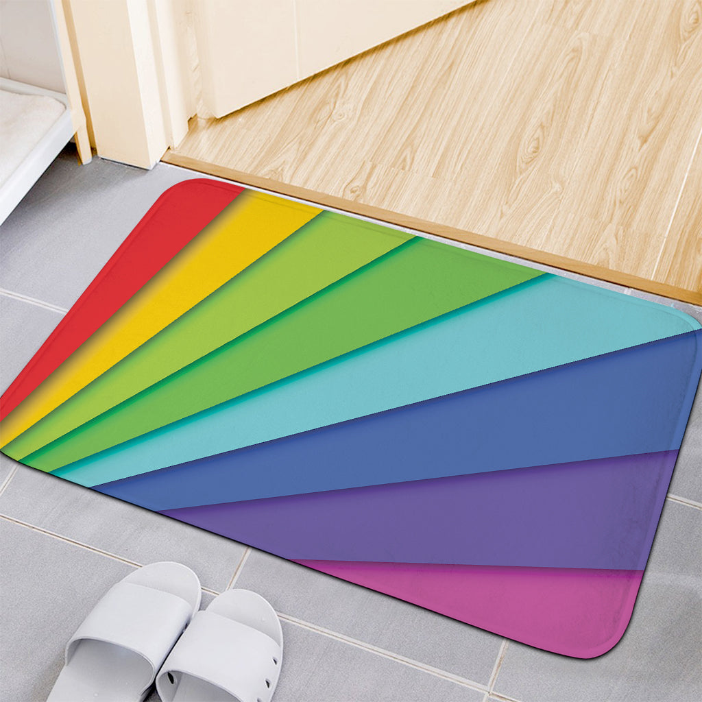 Rainbow Shades Print Indoor Door Mat