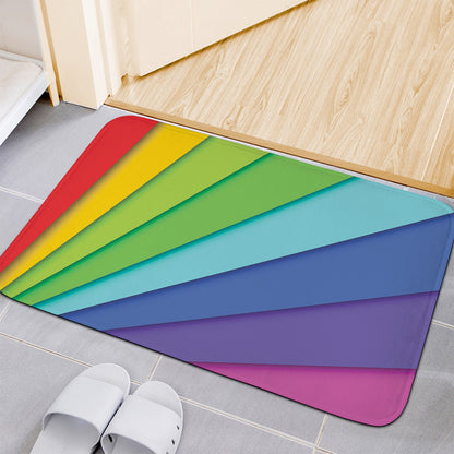 Rainbow Shades Print Indoor Door Mat
