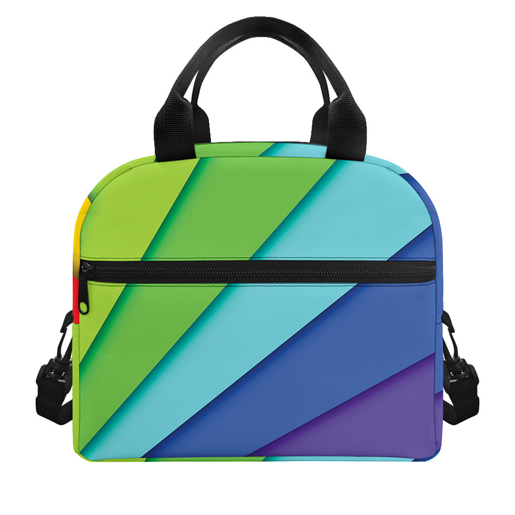 Rainbow Shades Print Insulated Lunch Bag