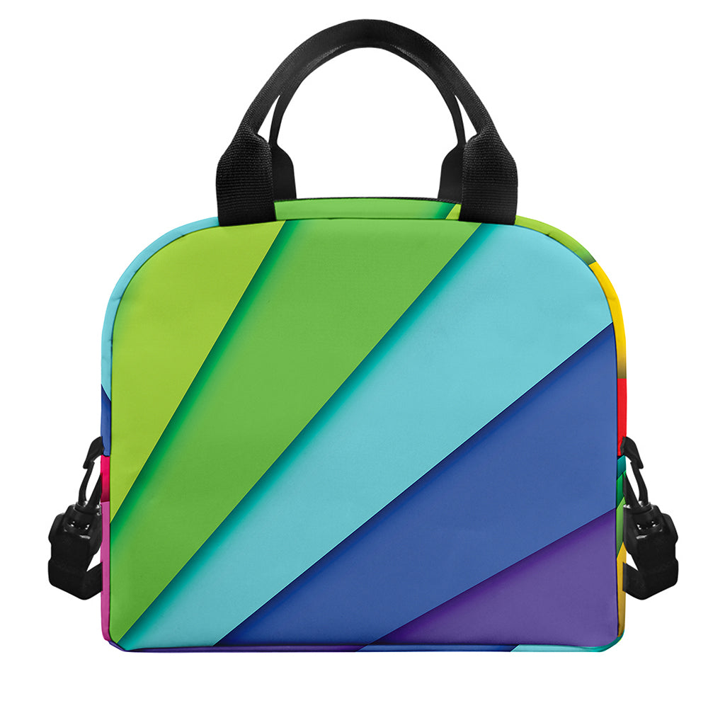 Rainbow Shades Print Insulated Lunch Bag
