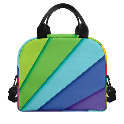 Rainbow Shades Print Insulated Lunch Bag