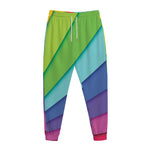 Rainbow Shades Print Jogger Pants