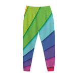 Rainbow Shades Print Jogger Pants