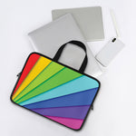 Rainbow Shades Print Laptop Sleeve With Handle
