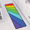 Rainbow Shades Print Long Kitchen Mat