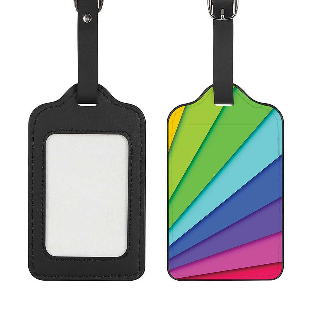 Rainbow Shades Print Luggage Tag