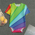 Rainbow Shades Print Men's Bodysuit