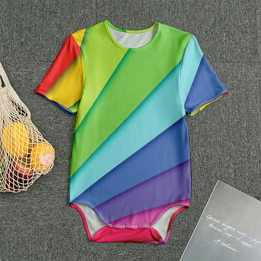 Rainbow Shades Print Men's Bodysuit
