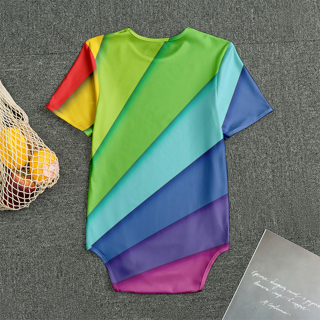Rainbow Shades Print Men's Bodysuit