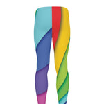 Rainbow Shades Print Men's leggings