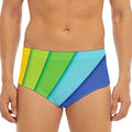 Rainbow Shades Print Men's Triangle Swim Briefs