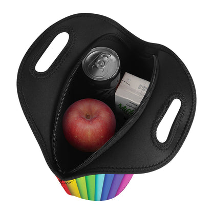 Rainbow Shades Print Neoprene Lunch Bag