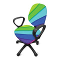 Rainbow Shades Print Office Chair Cover