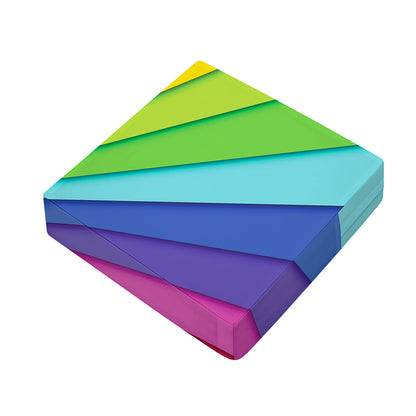 Rainbow Shades Print Outdoor Seat Cushion Cover