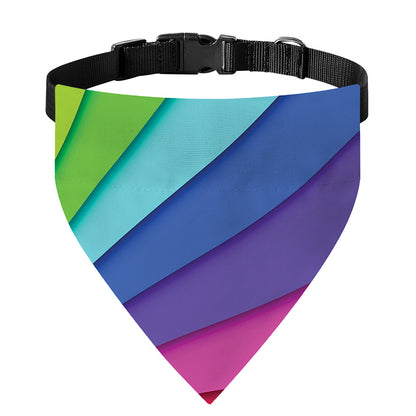 Rainbow Shades Print Over The Collar Dog Bandana