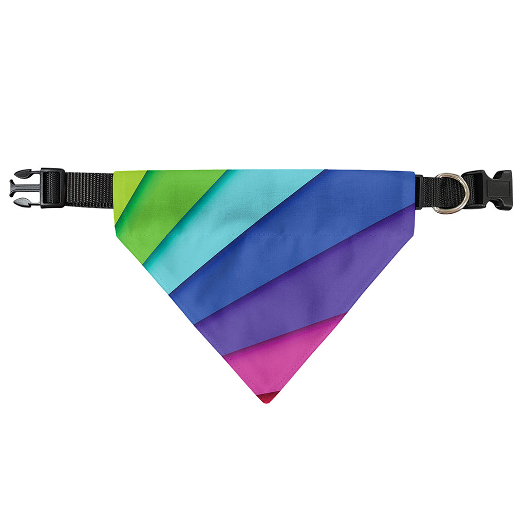 Rainbow Shades Print Over The Collar Dog Bandana