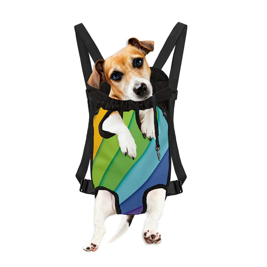Rainbow Shades Print Pet Carrier Backpack