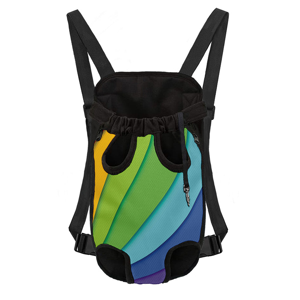 Rainbow Shades Print Pet Carrier Backpack