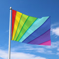 Rainbow Shades Print Polyester Flag