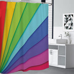 Rainbow Shades Print Premium Shower Curtain