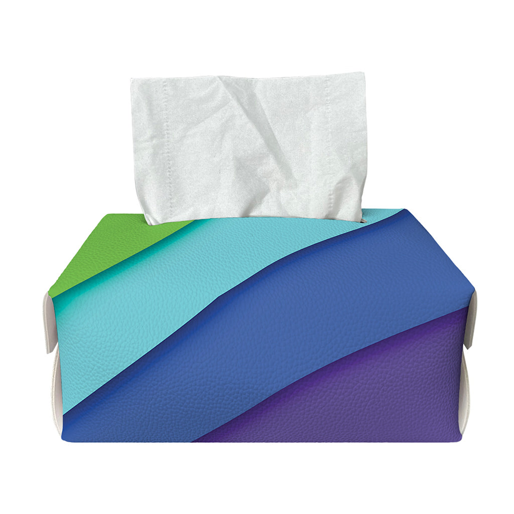 Rainbow Shades Print Rectangle Tissue Box Cover