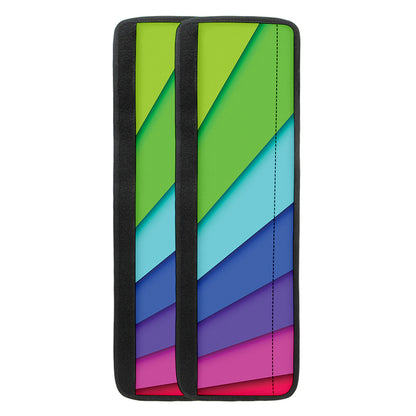 Rainbow Shades Print Refrigerator Handle Covers