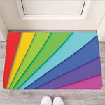 Rainbow Shades Print Rubber Doormat