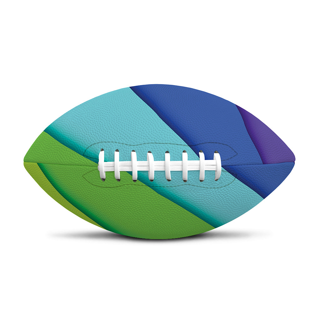 Rainbow Shades Print Rugby Ball