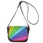 Rainbow Shades Print Saddle Bag