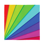 Rainbow Shades Print Silk Bandana