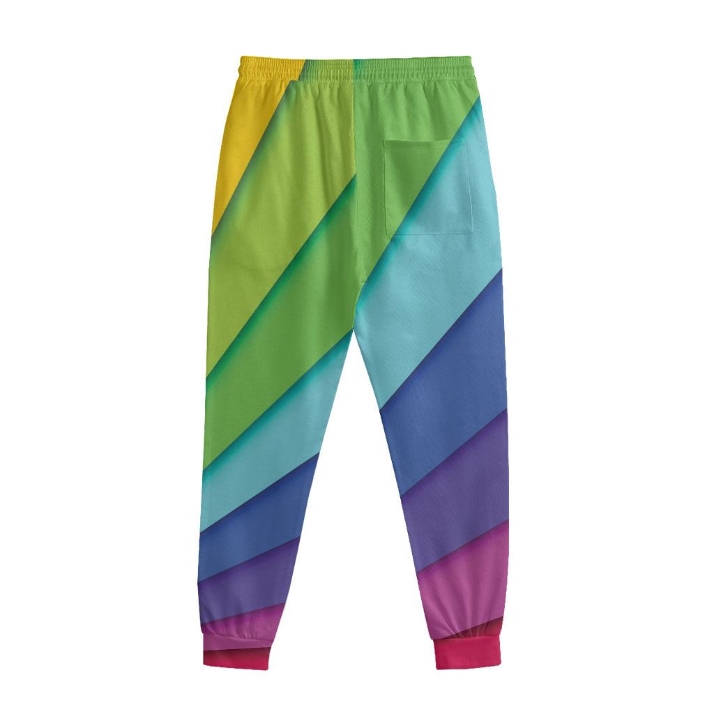 Rainbow Shades Print Sweatpants