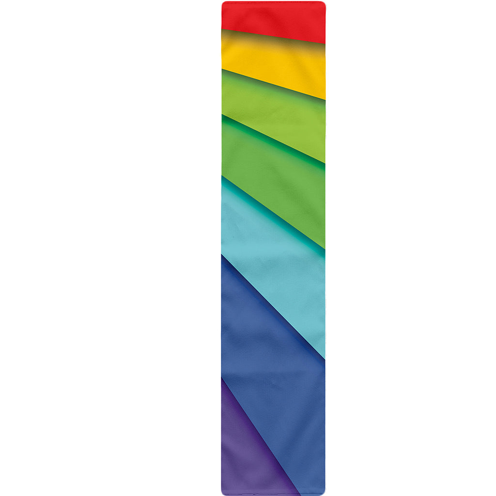Rainbow Shades Print Table Runner