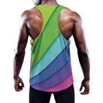 Rainbow Shades Print Training Tank Top