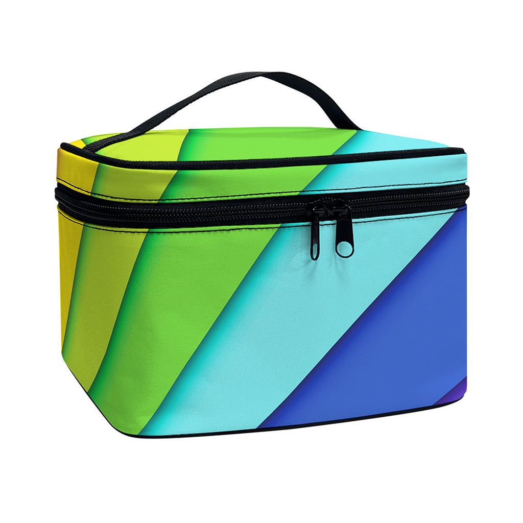 Rainbow Shades Print Travel Makeup Bag