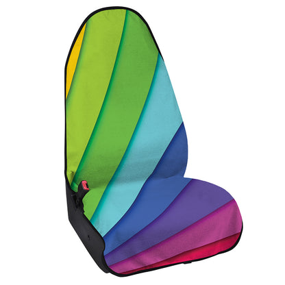 Rainbow Shades Print Waterproof Car Seat Cover