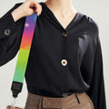 Rainbow Spiral Tie Dye Print Bag Strap