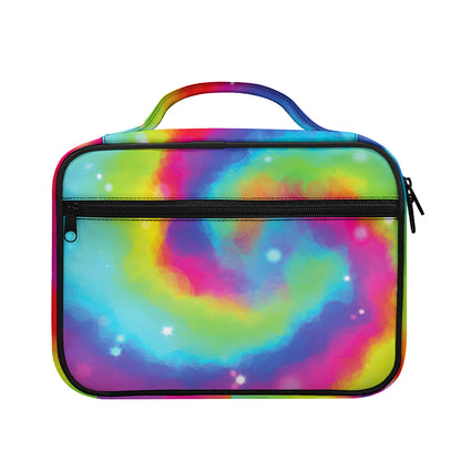 Rainbow Spiral Tie Dye Print Briefcase Bible Bag
