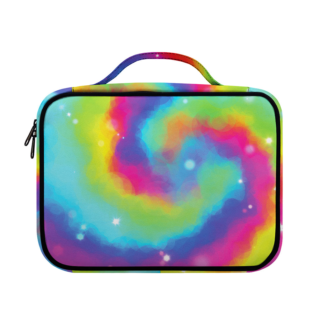 Rainbow Spiral Tie Dye Print Briefcase Bible Bag